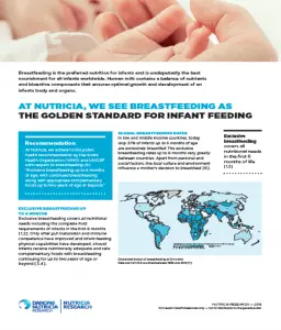 Breast milk &#8211; is it a standard in infant nutrition?