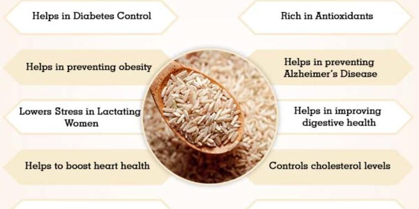 Brown rice prevents heart disease