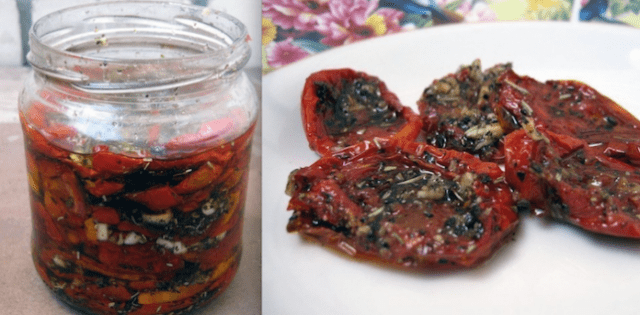 Bulgarian dried peppers in oil for the winter: the best recipes in the oven, in the dryer, in the microwave