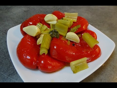 Bulgarian pepper for the winter in Armenian: step-by-step cooking recipes with photos, videos