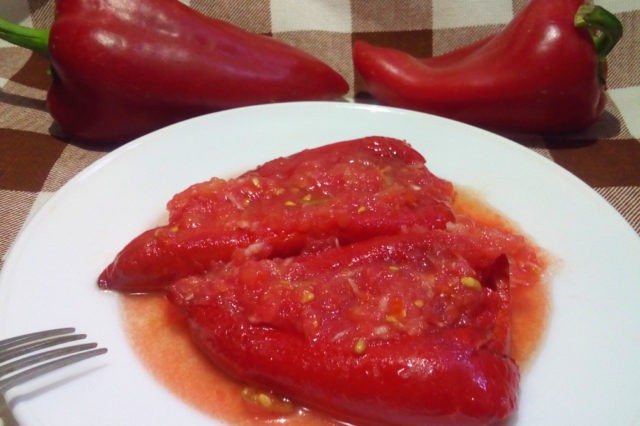 Bulgarian pepper for the winter in Armenian: step-by-step cooking recipes with photos, videos