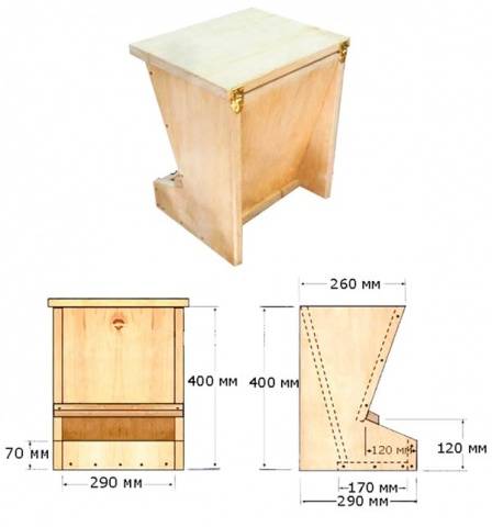 Bunker feeders for chickens