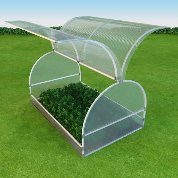 Butterfly greenhouse made of polycarbonate: construction instructions