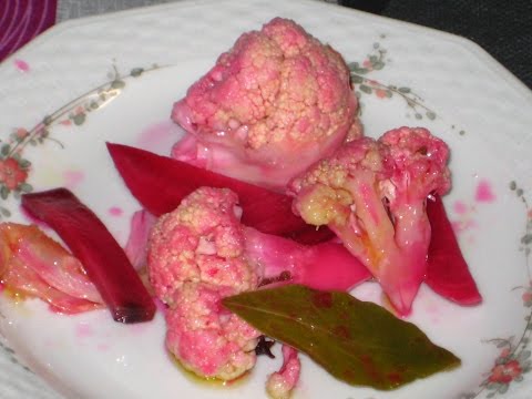 Cabbage with beets marinated for the winter