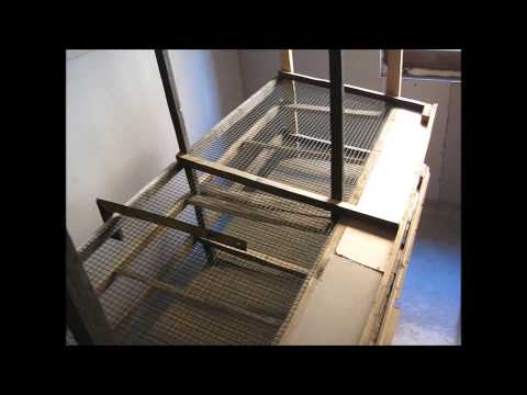 Cage dimensions for laying hens + drawings