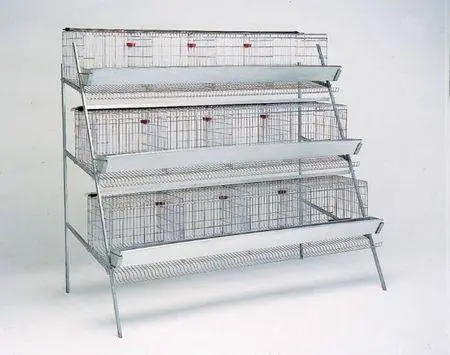 Cage dimensions for laying hens + drawings