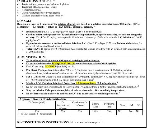 Calcium C Polfa Łódź (leaflet) &#8211; composition, dosage of the drug in children