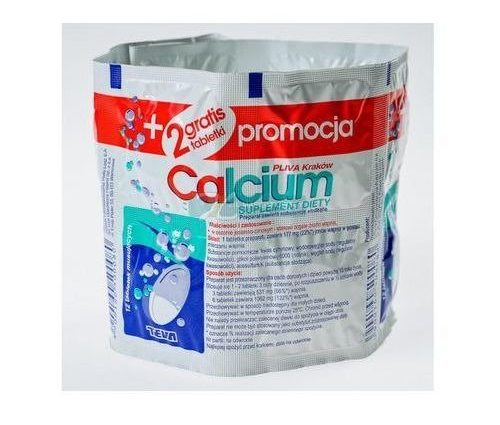 Calcium Pliva Kraków to supplement calcium deficiencies. Composition and dosage