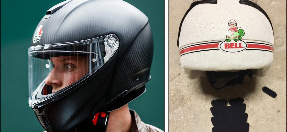 Can we wear helmets instead of face masks?