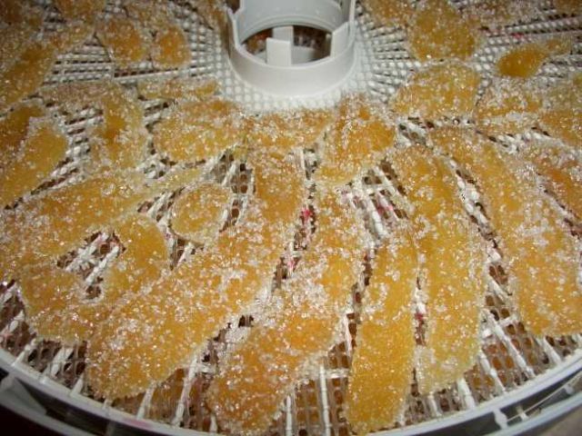 Candied melons at home