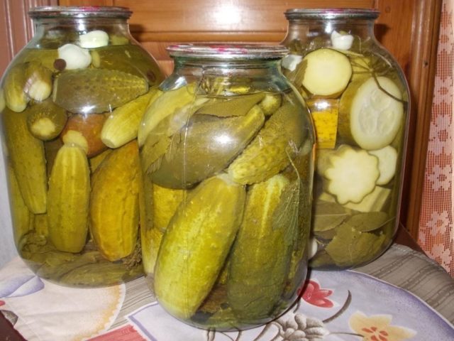 Canning cucumbers with citric acid for the winter in liter jars