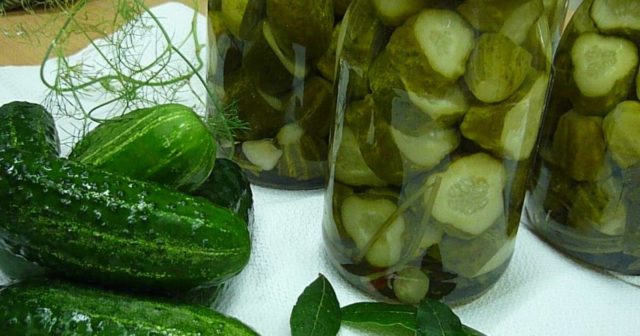 Canning cucumbers with citric acid for the winter in liter jars