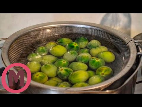 Canning green tomatoes for the winter without sterilization 