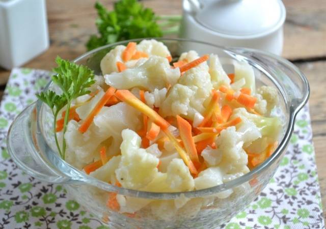 Cauliflower for the winter: pickled blanks