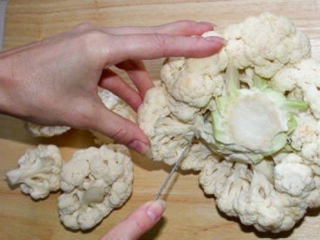 Cauliflower for the winter: pickled blanks