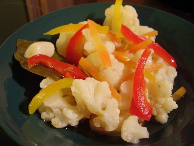 Cauliflower for the winter: pickled blanks