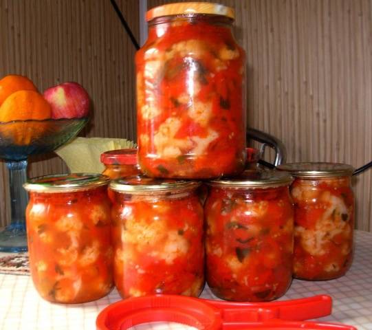 Cauliflower for the winter: pickled blanks