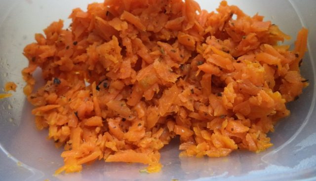 Caviar from carrots and onions for the winter