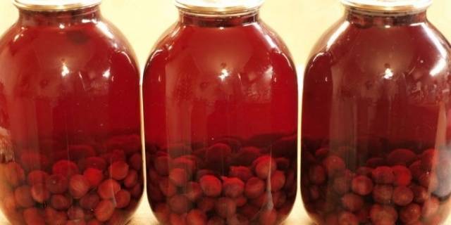 Cherry compote: recipes for the winter in jars