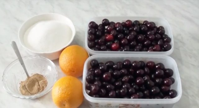 Cherry jam with orange for the winter: simple recipes