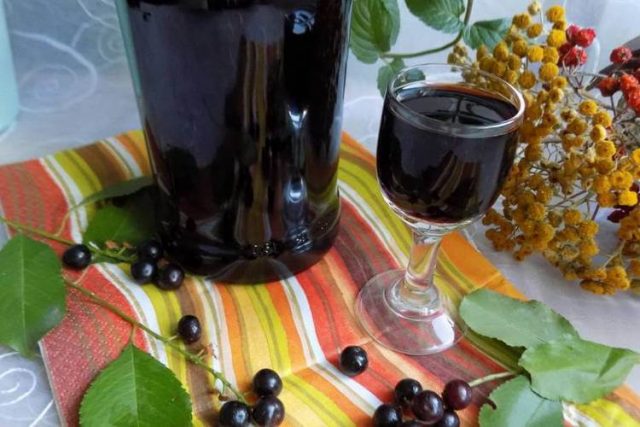 Cherry tincture on alcohol