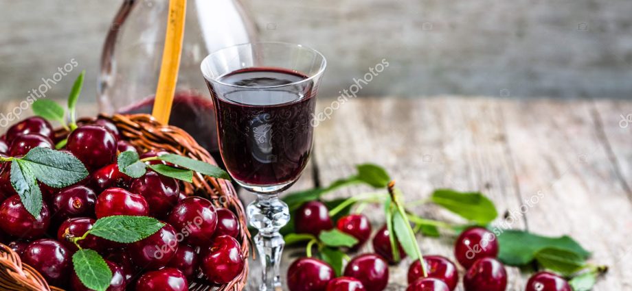 Cherry tincture on alcohol