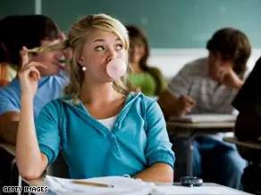 Chewing gum improves concentration