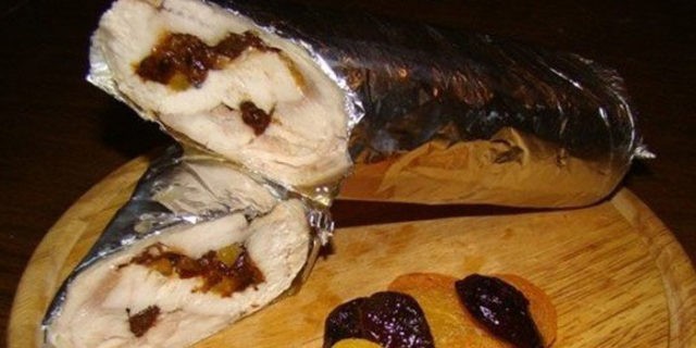 Chicken rolls with prunes: step by step recipes with photos