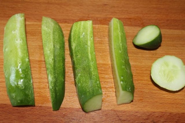 Chopped cucumbers in jars for the winter Fingers: the most delicious recipe