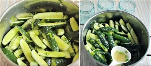 Chopped cucumbers in jars for the winter Fingers: the most delicious recipe