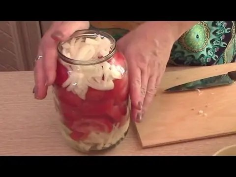 Chopped tomatoes with butter for the winter