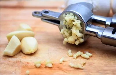 Chopped tomatoes with butter for the winter