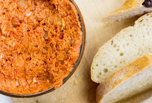 Chopped tomatoes with butter for the winter