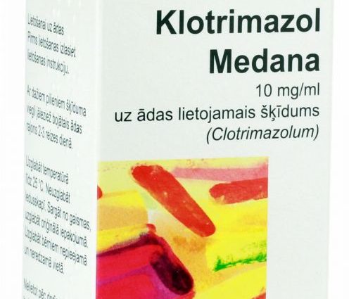 Clotrimazolum Medana for skin infections. Composition and use of the drug