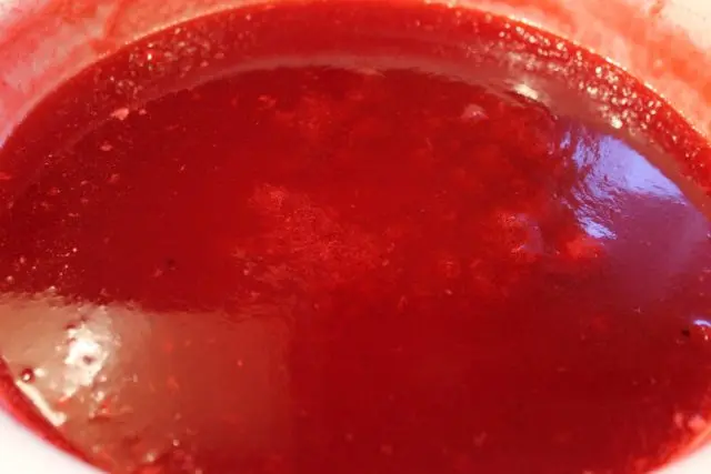 Cold currant jelly