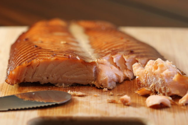 Cold smoked salmon at home