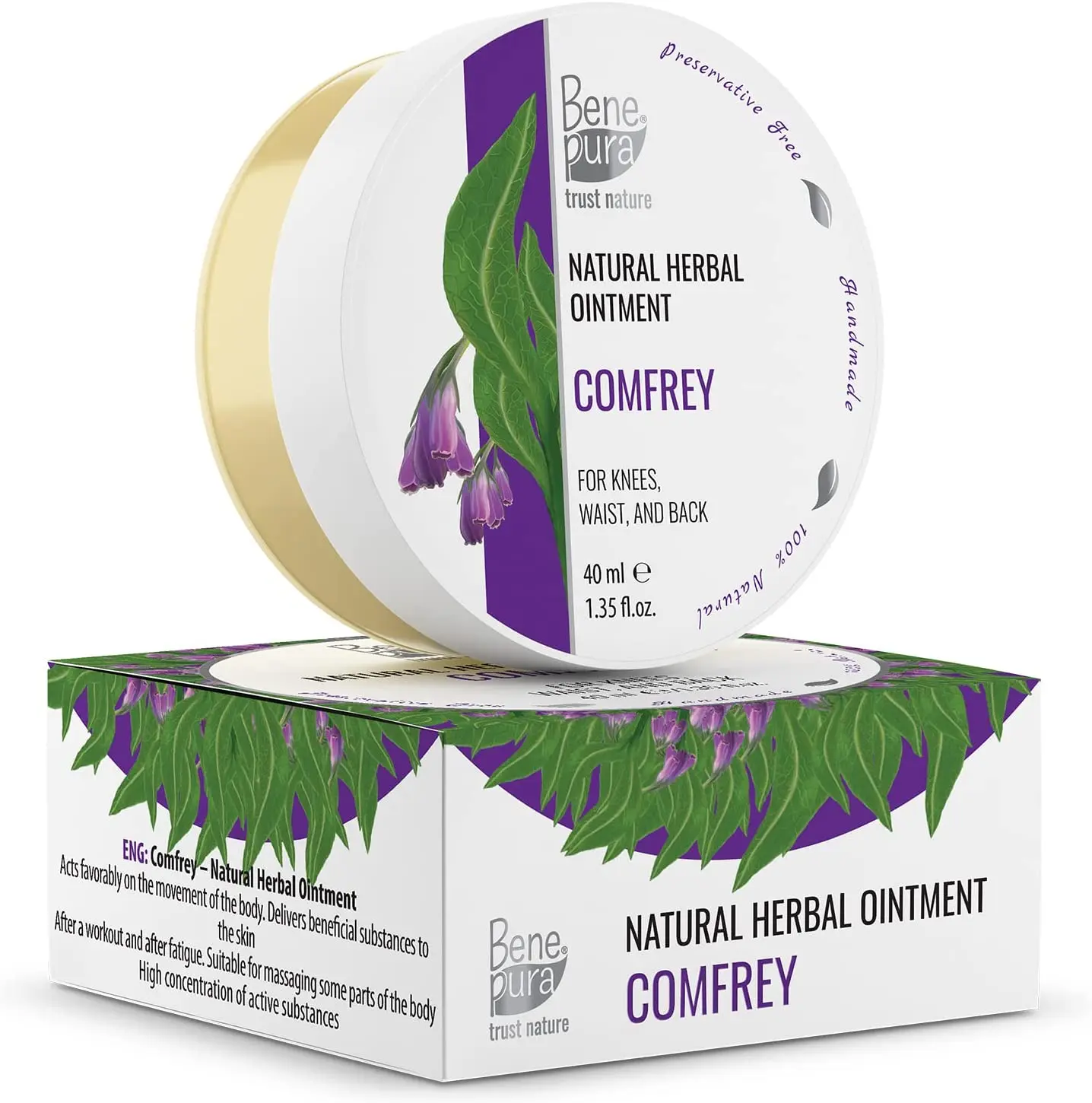 Comfrey ointment &#8211; a natural remedy for pain, swelling and bruises