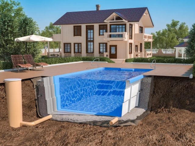 Composite pool: do-it-yourself installation + owner reviews