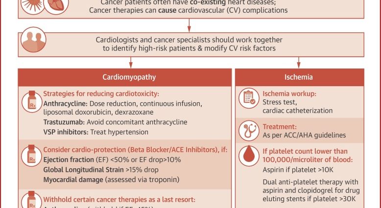 Comprehensive treatment of cancer patients with cardiac complications