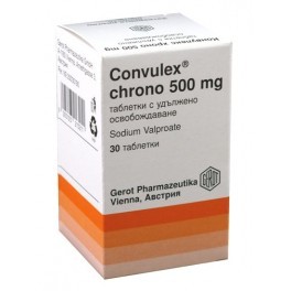 Convulex &#8211; epilepsy treatment; composition, action, indications, side effects