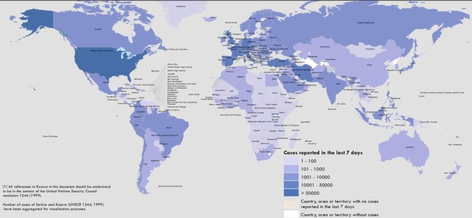 Countries where no case of COVID-19 has been reported. There are 11 of them