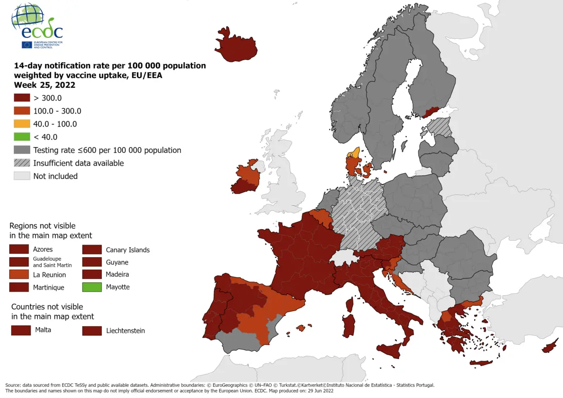 COVID-19 free counties. Where are there no new deaths and infections? MAP