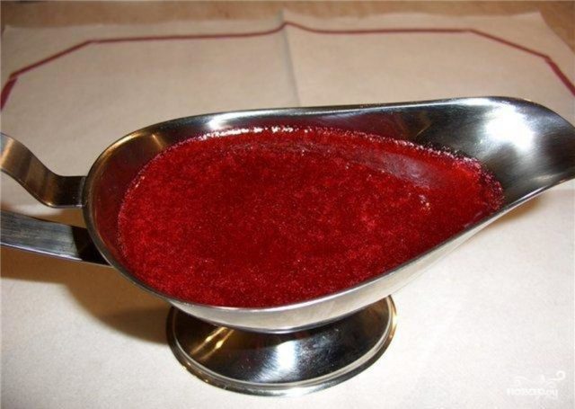 Cowberry sauce for meat