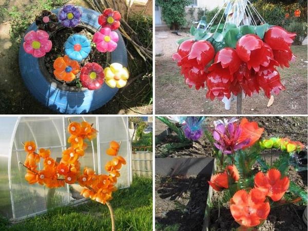 Crafts from plastic bottles for the garden with your own hands (figures and flowerpots), instructions + photos of the best garden decorations