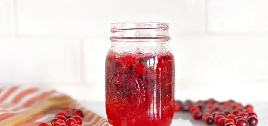 Cranberries with honey