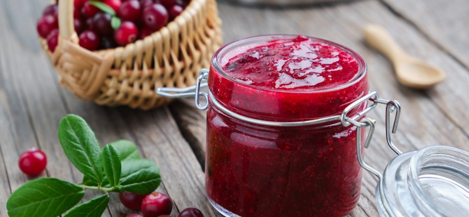 Cranberry jelly &#8211; a winter recipe