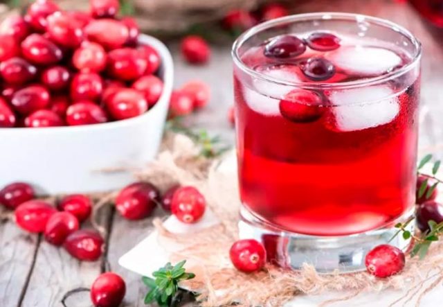 Cranberry juice with HB