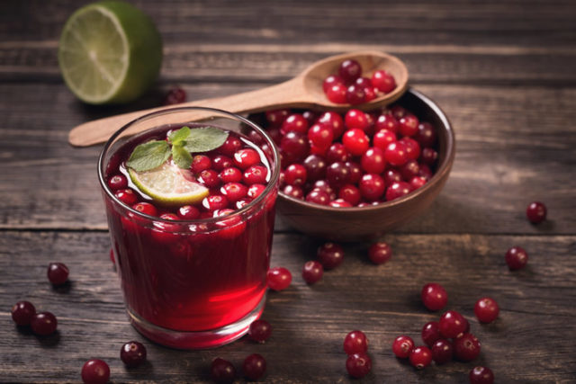 Cranberry syrup