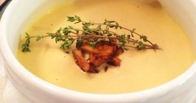 Cream soup from lychee: recipe with photo