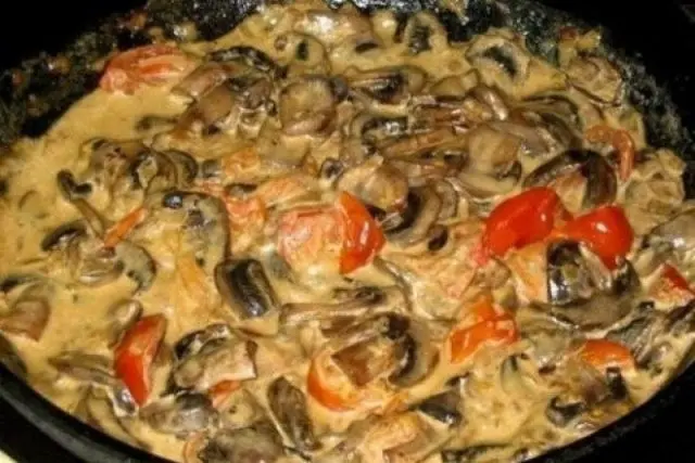 Creamy mushroom sauce from champignons with cream: recipes in a pan, in the oven, in a slow cooker